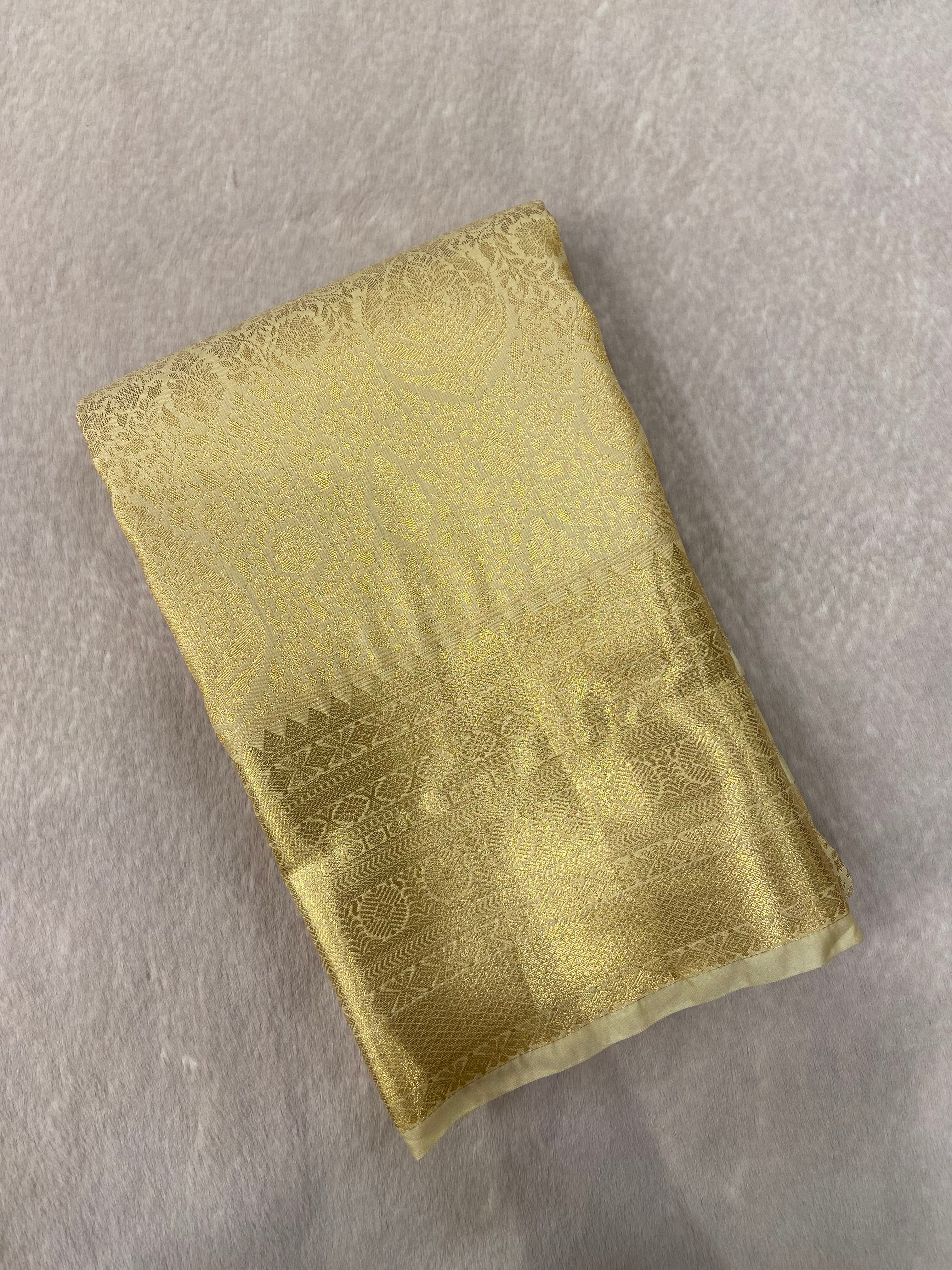 Premium Bridal Semi Kanchipuram Silk Saree - Kanjeevaram Silk Mandir