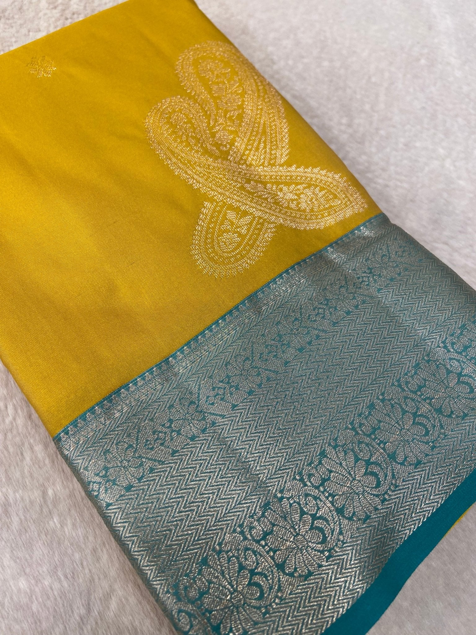 Premium Bridal Semi Kanchipuram Silk Saree - Kanjeevaram Silk Mandir