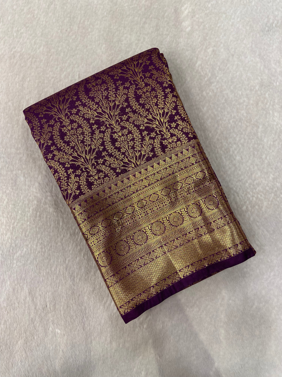 Premium Bridal Semi Kanchipuram Silk Saree - Kanjeevaram Silk Mandir