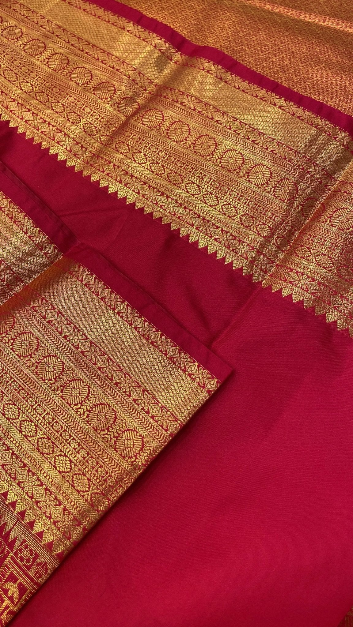 Premium Bridal Semi Kanchipuram Silk Saree - Kanjeevaram Silk Mandir