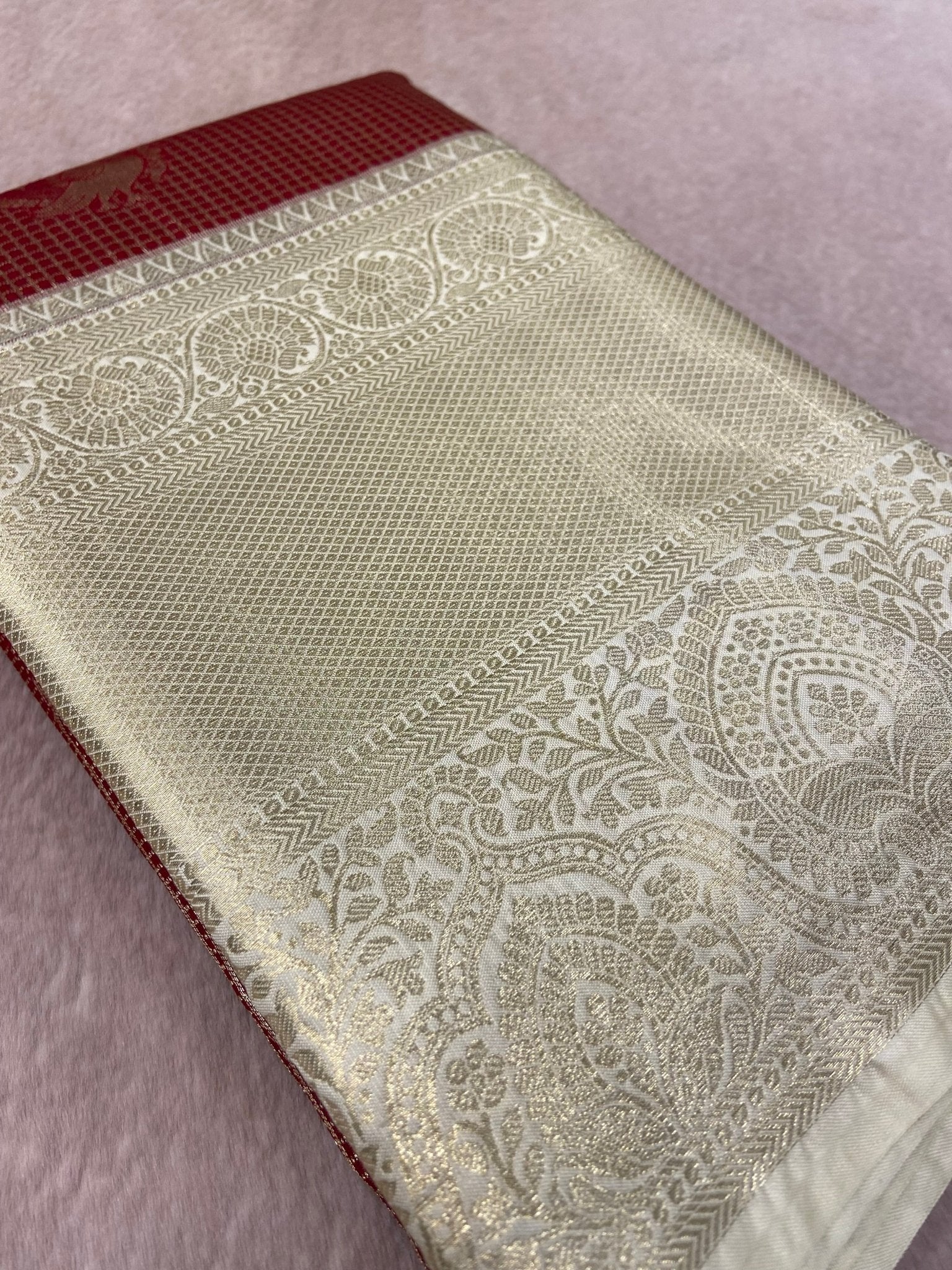 Premium Bridal Semi Kanchipuram Silk Saree - Kanjeevaram Silk Mandir