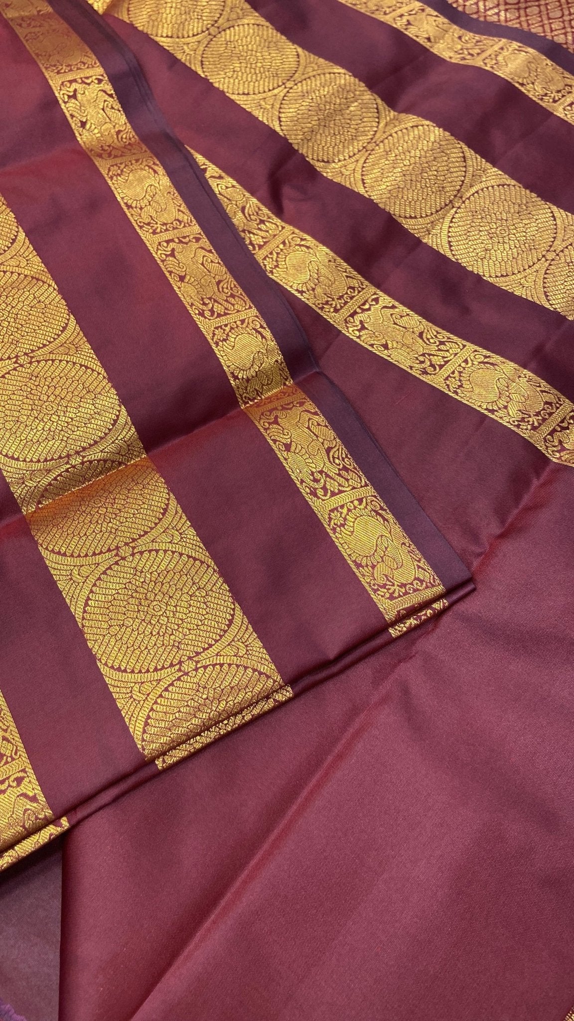 Premium Bridal Semi Kanchipuram Silk Saree - Kanjeevaram Silk Mandir
