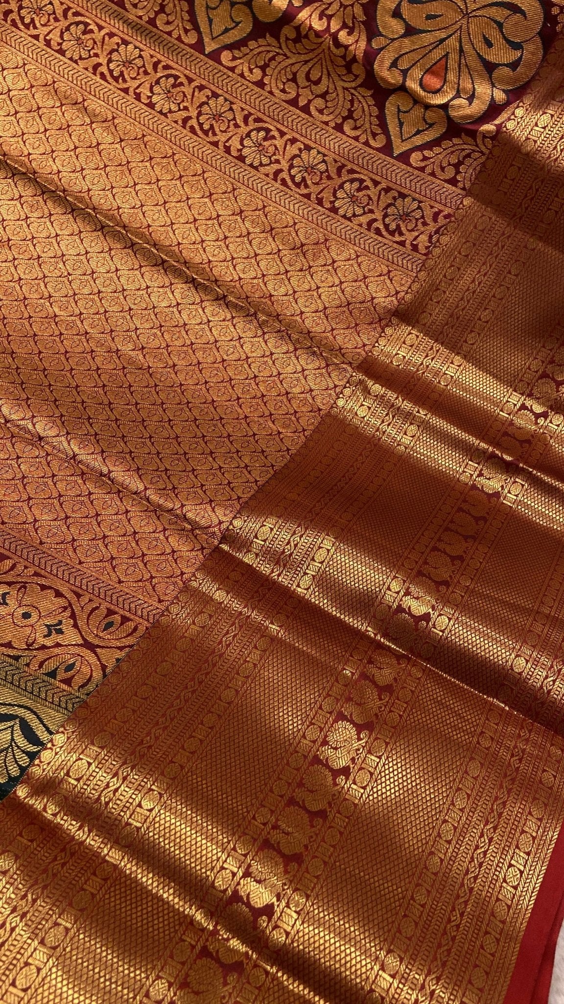 Premium Bridal Semi Kanchipuram Silk Saree - Kanjeevaram Silk Mandir