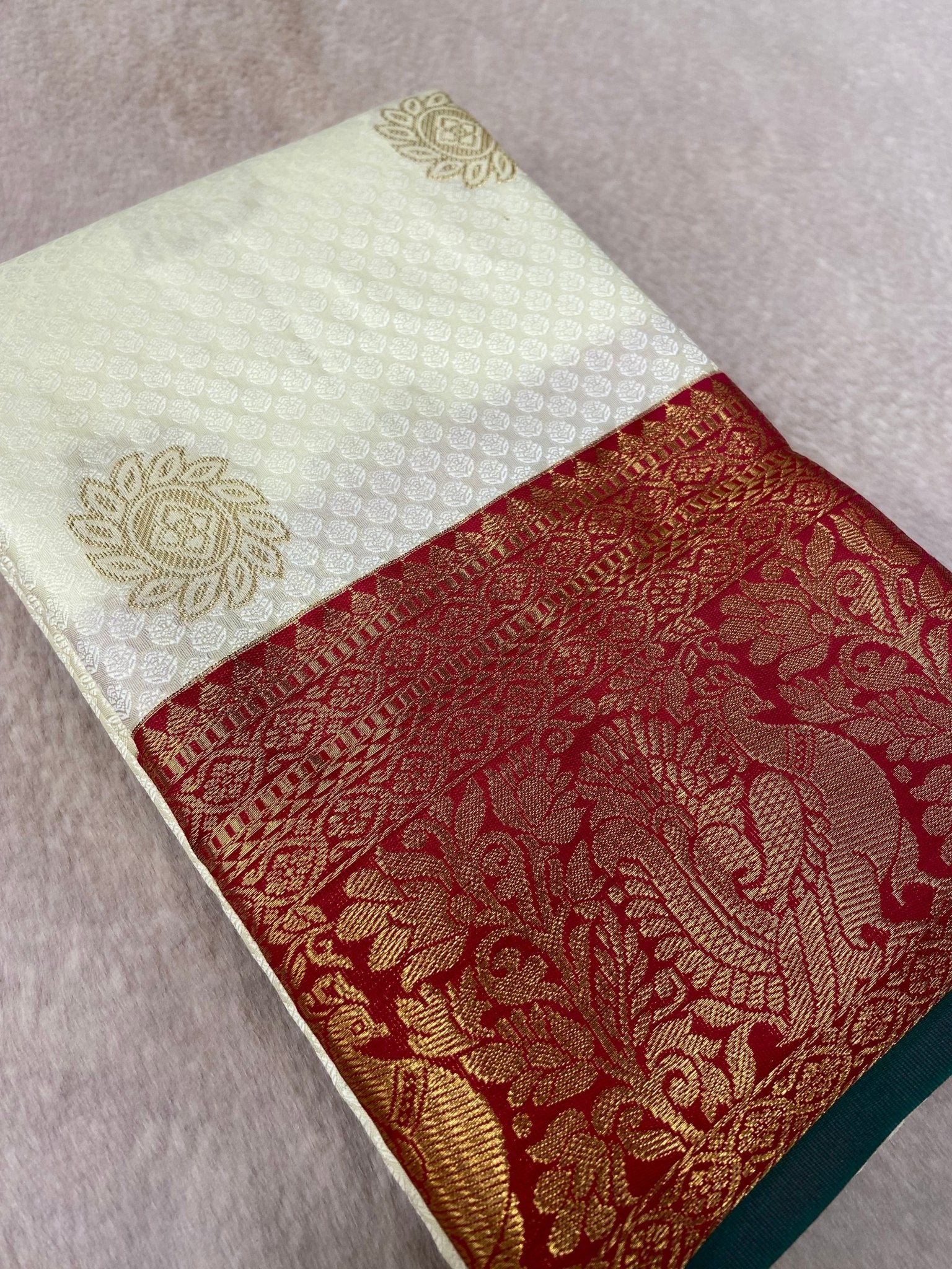 Premium Bridal Semi Kanchipuram Silk Saree - Kanjeevaram Silk Mandir