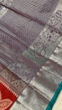 Premium Bridal Semi Kanchipuram Silk Saree - Kanjeevaram Silk Mandir