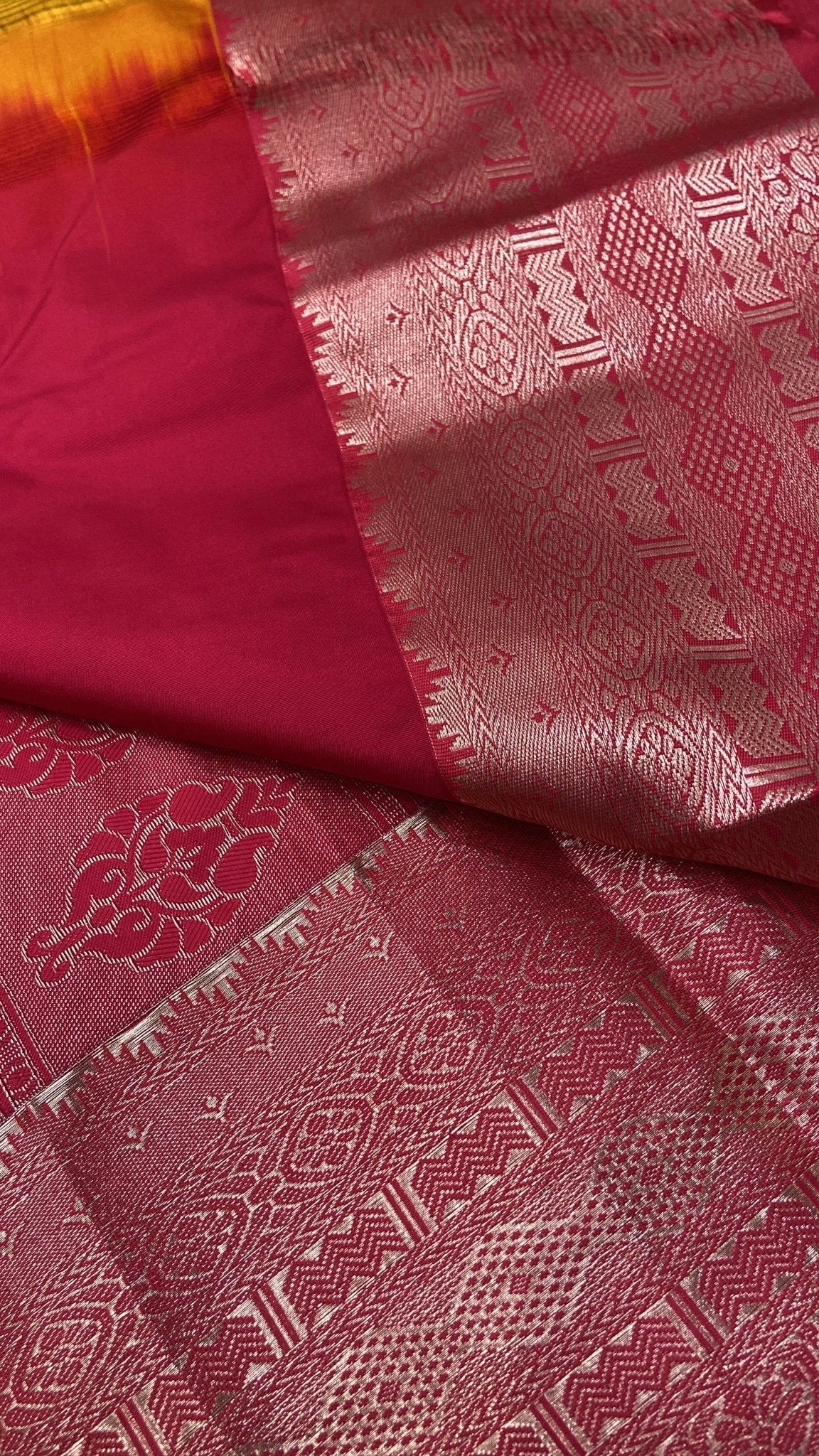 Premium Bridal Semi Kanchipuram Silk Saree - Kanjeevaram Silk Mandir