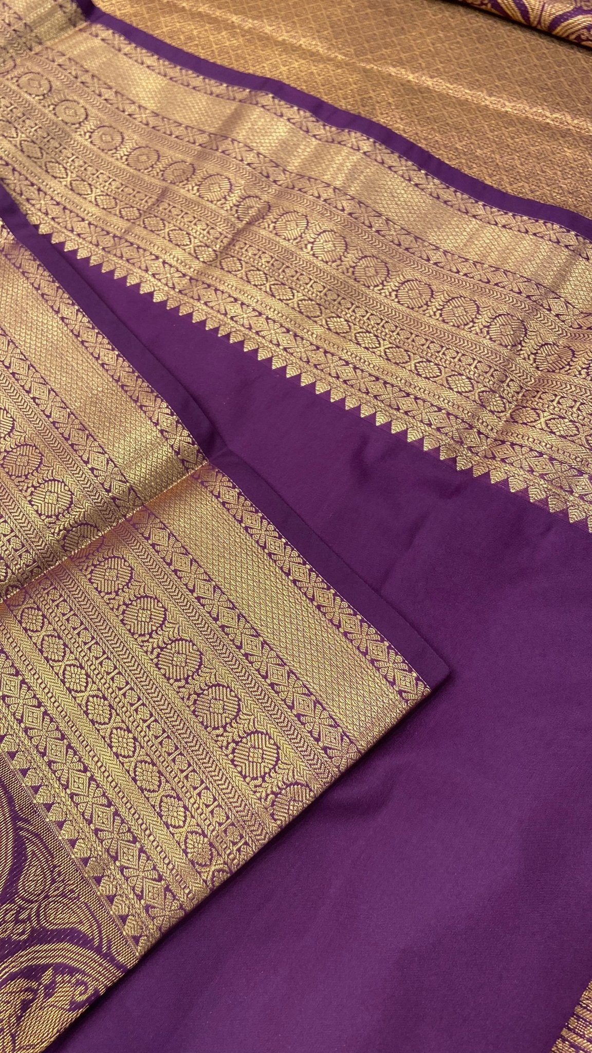 Premium Bridal Semi Kanchipuram Silk Saree - Kanjeevaram Silk Mandir