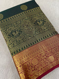 Premium Bridal Semi Kanchipuram Silk Saree - Kanjeevaram Silk Mandir