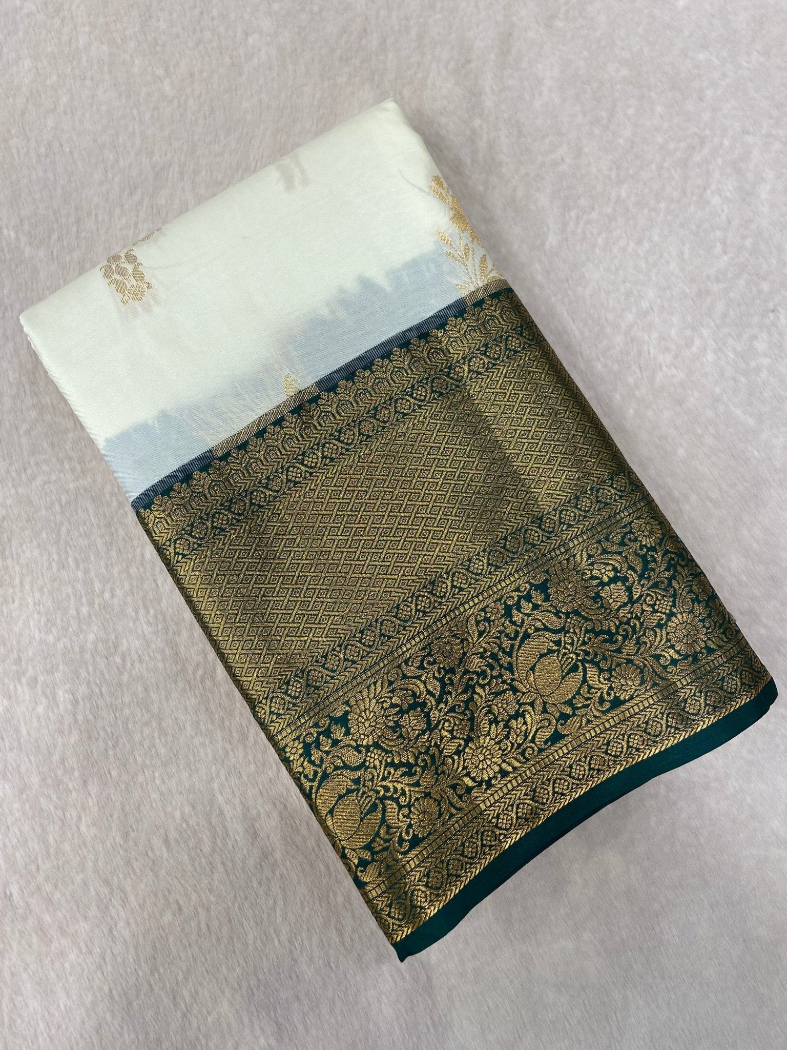 Premium Bridal Semi Kanchipuram Silk Saree - Kanjeevaram Silk Mandir