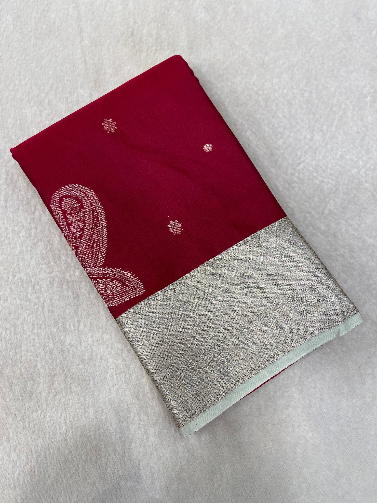 Premium Bridal Semi Kanchipuram Silk Saree - Kanjeevaram Silk Mandir