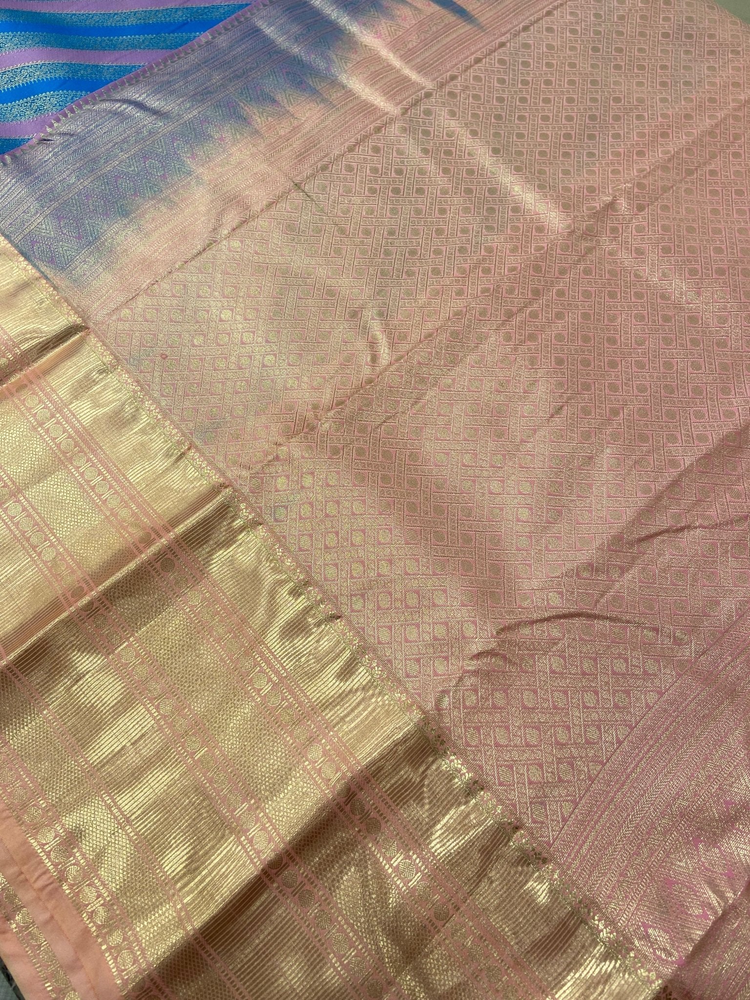 Premium Bridal Semi Kanchipuram Silk Saree - Kanjeevaram Silk Mandir