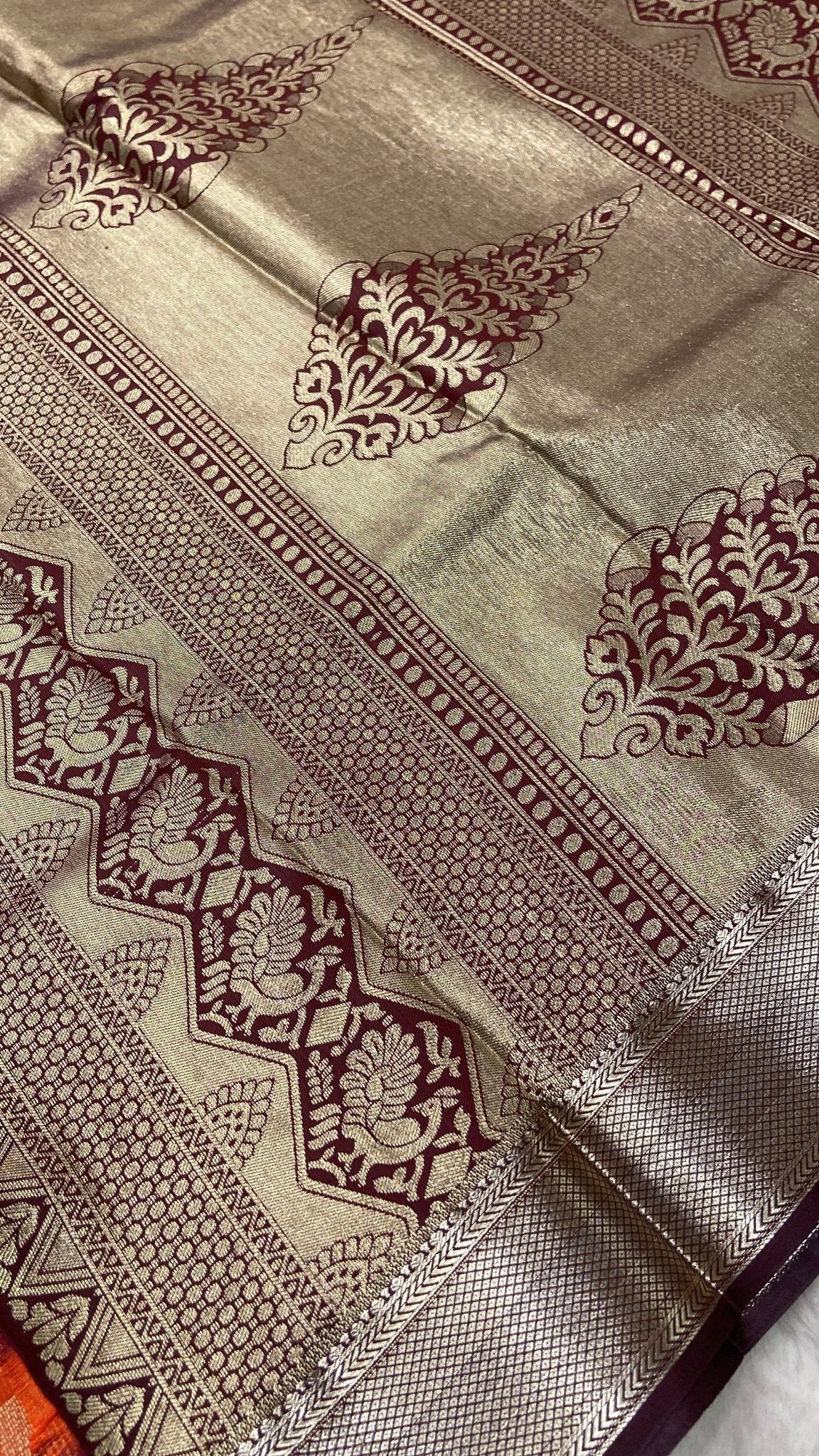 Premium Bridal Semi Kanchipuram Silk Saree - Kanjeevaram Silk Mandir