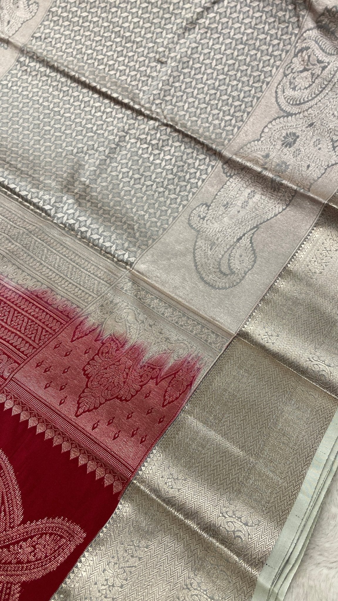Premium Bridal Semi Kanchipuram Silk Saree - Kanjeevaram Silk Mandir