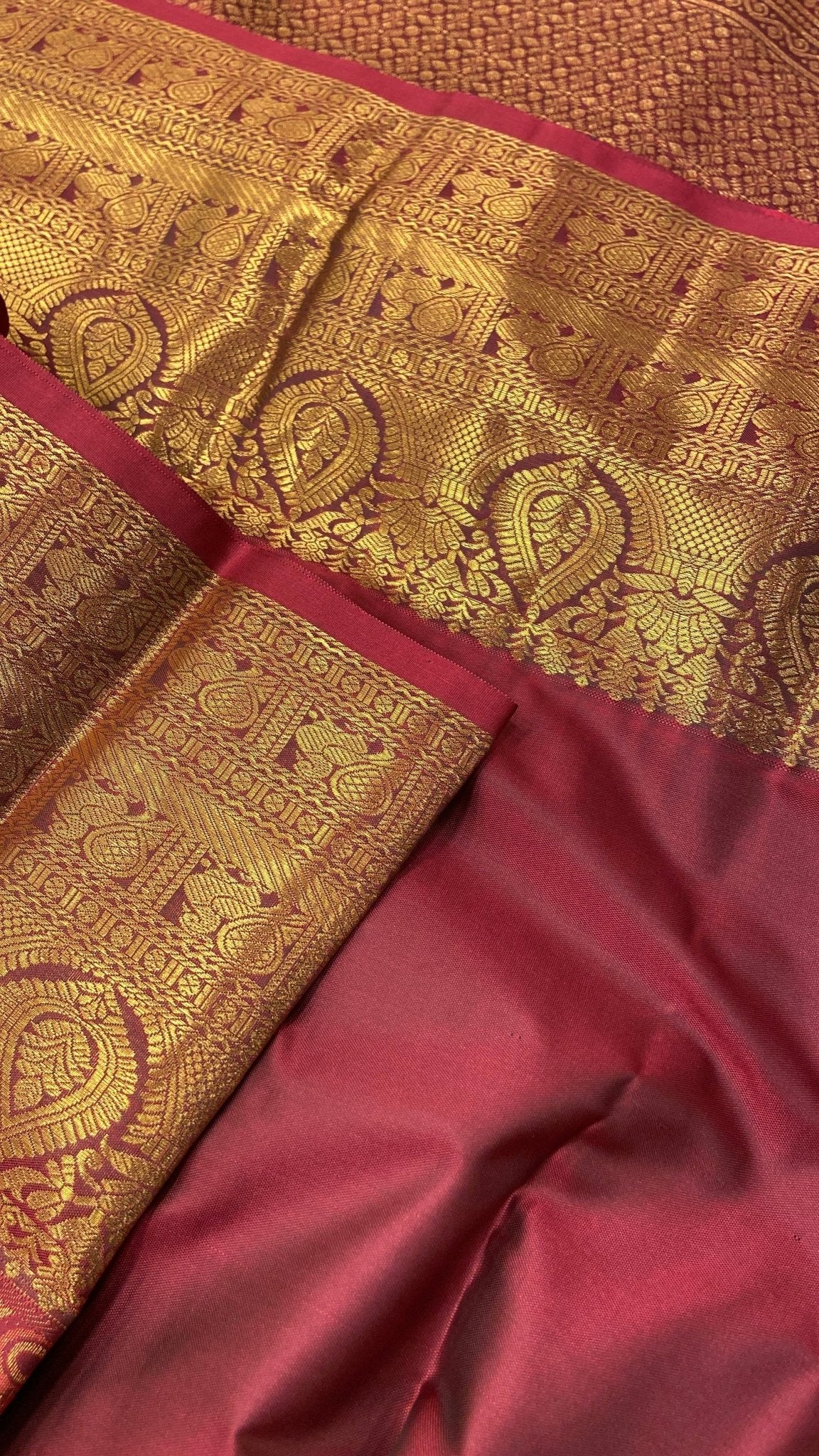 Premium Bridal Semi Kanchipuram Silk Saree - Kanjeevaram Silk Mandir