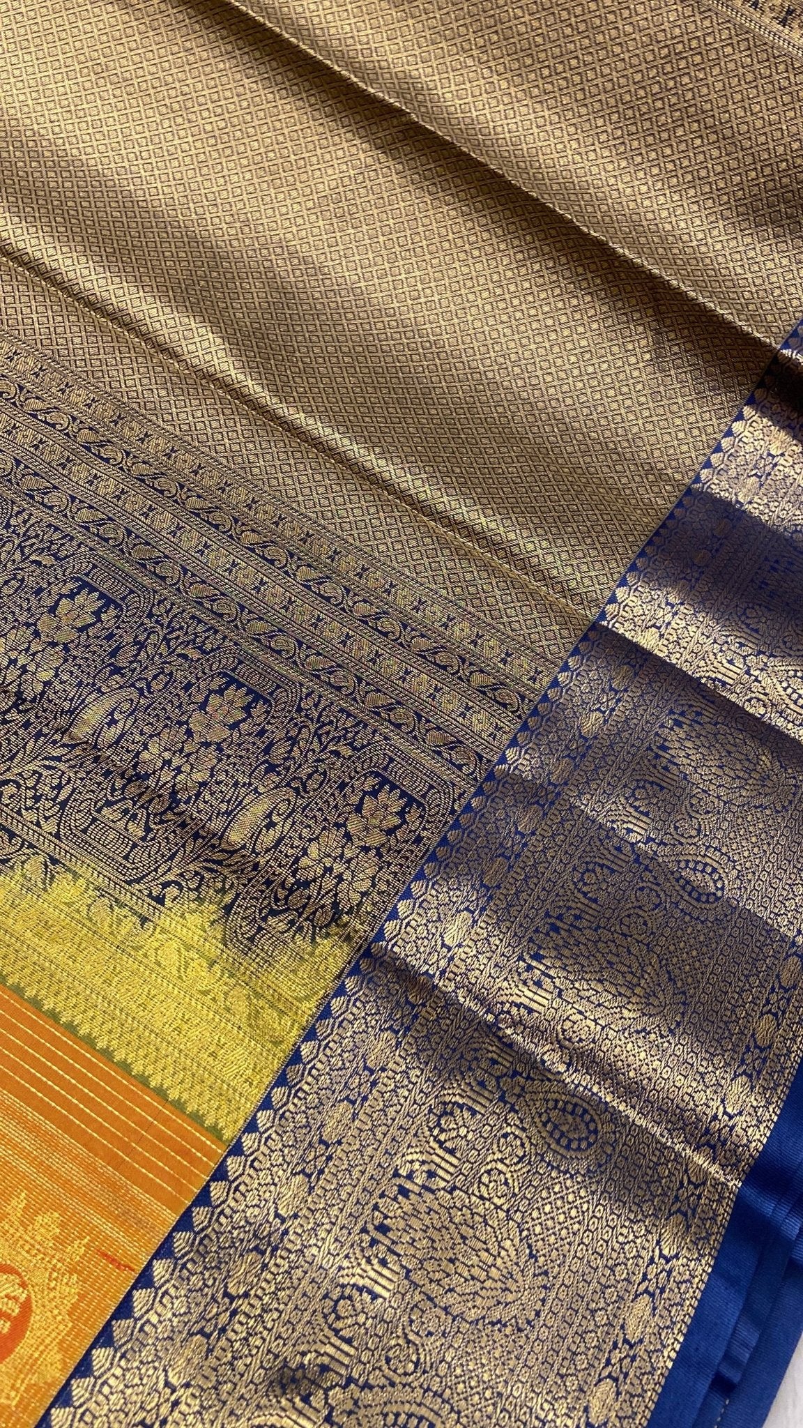 Premium Bridal Semi Kanchipuram Silk Saree - Kanjeevaram Silk Mandir