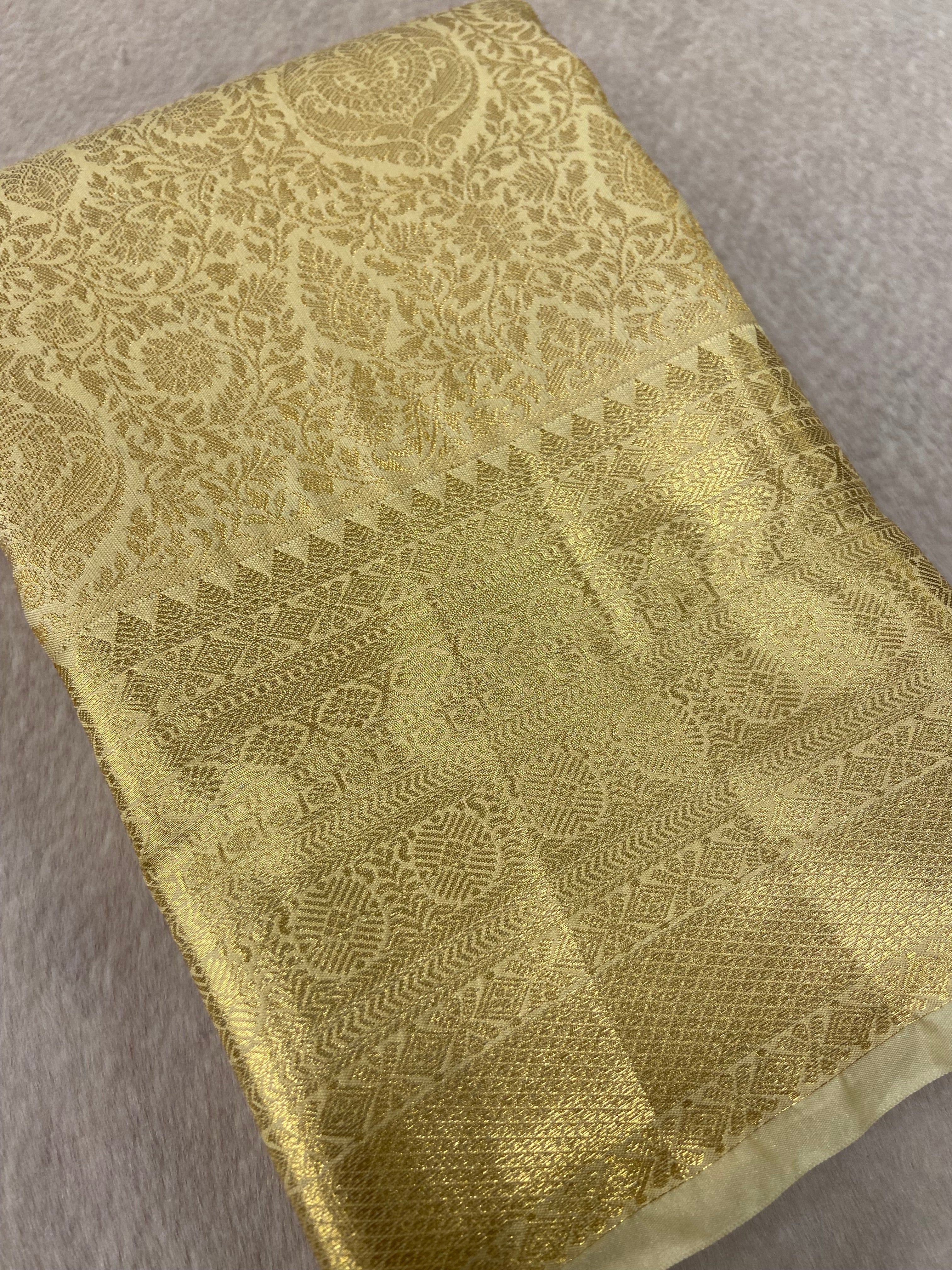 Premium Bridal Semi Kanchipuram Silk Saree - Kanjeevaram Silk Mandir