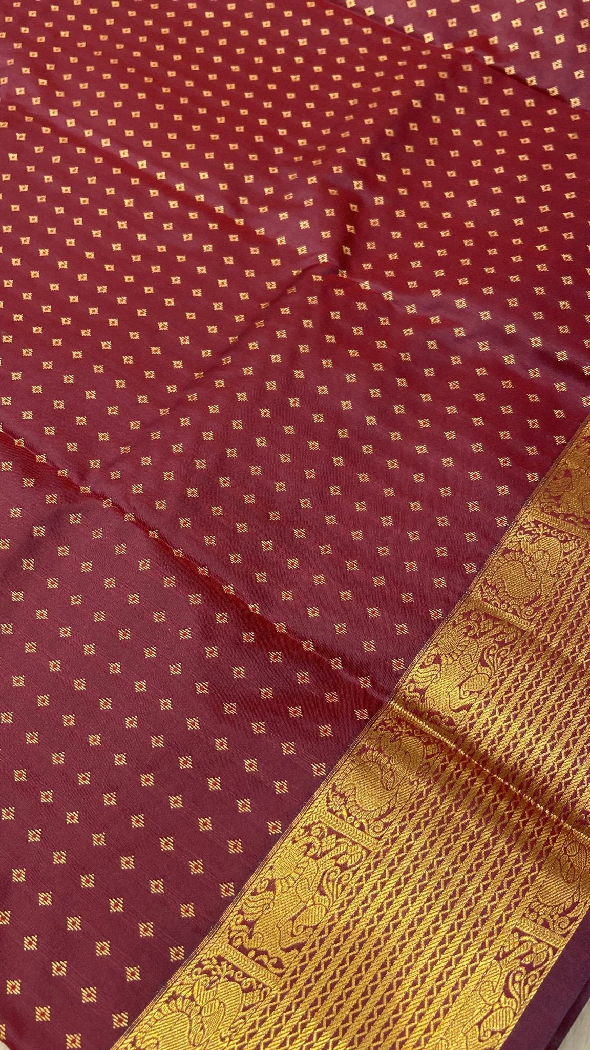 Premium Bridal Semi Kanchipuram Silk Saree - Kanjeevaram Silk Mandir