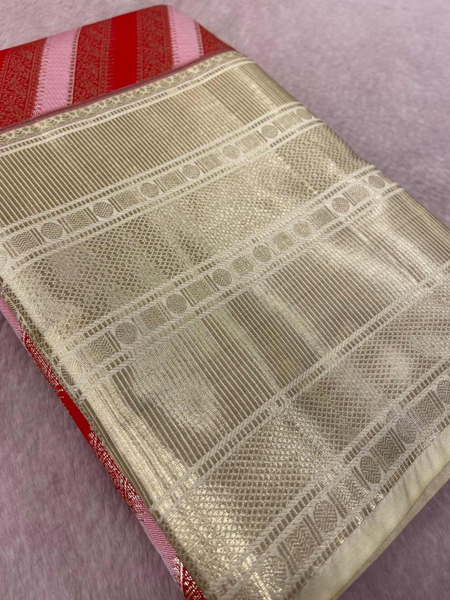 Premium Bridal Semi Kanchipuram Silk Saree - Kanjeevaram Silk Mandir