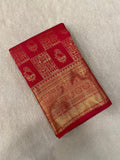 Premium Bridal Semi Kanchipuram Silk Saree - Kanjeevaram Silk Mandir