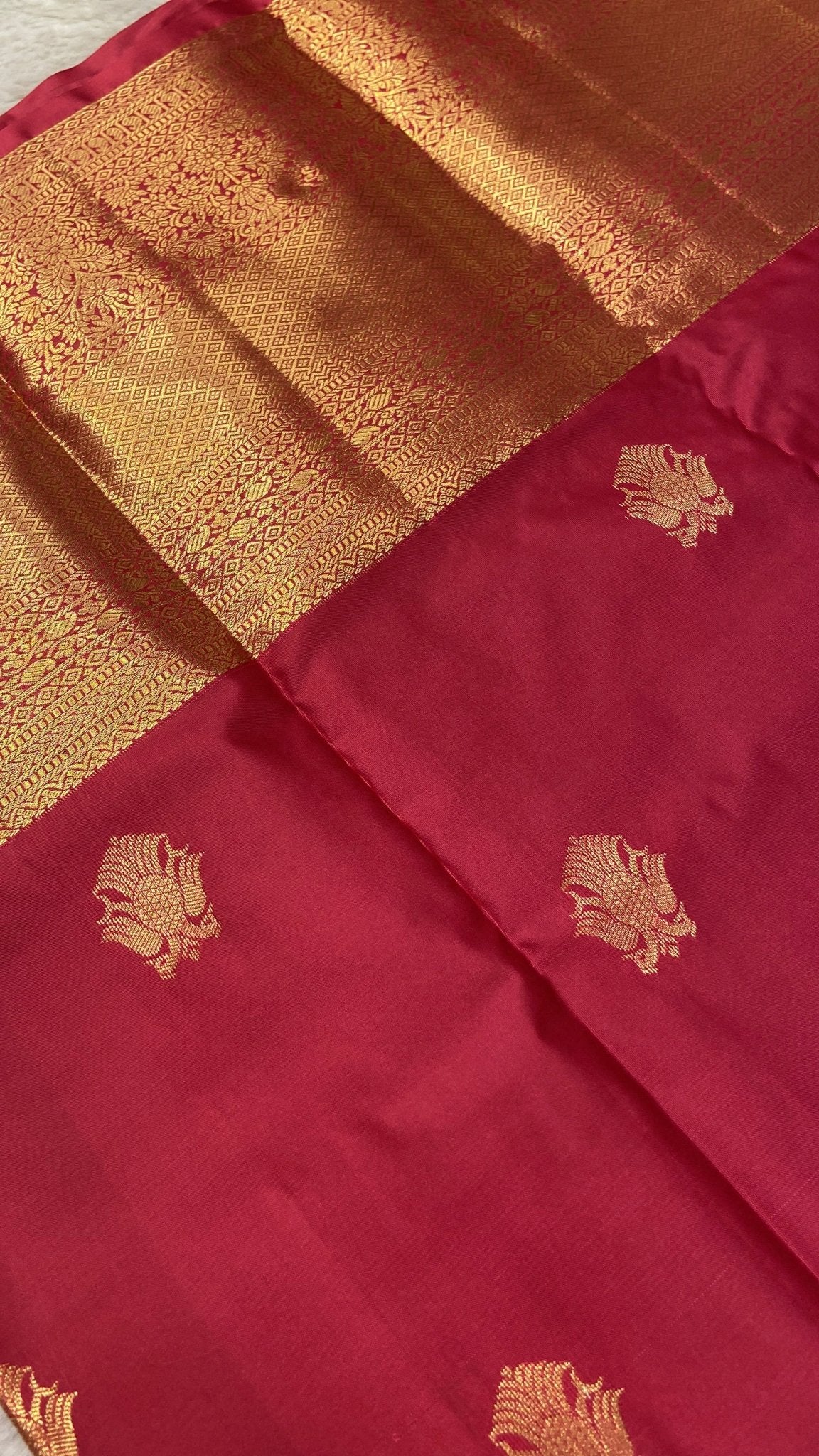 Premium Bridal Semi Kanchipuram Silk Saree - Kanjeevaram Silk Mandir