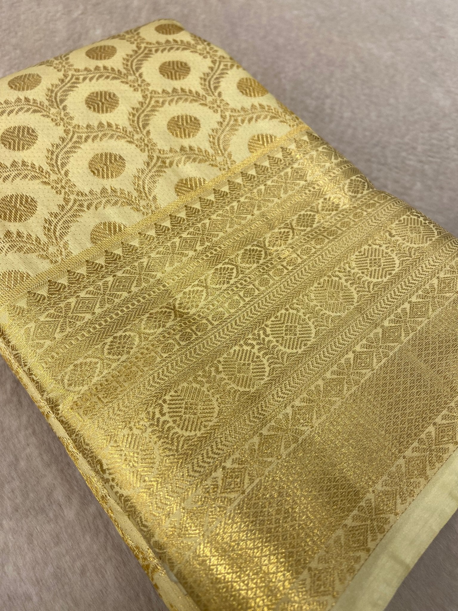 Premium Bridal Semi Kanchipuram Silk Saree - Kanjeevaram Silk Mandir