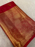 Premium Bridal Semi Kanchipuram Silk Saree - Kanjeevaram Silk Mandir
