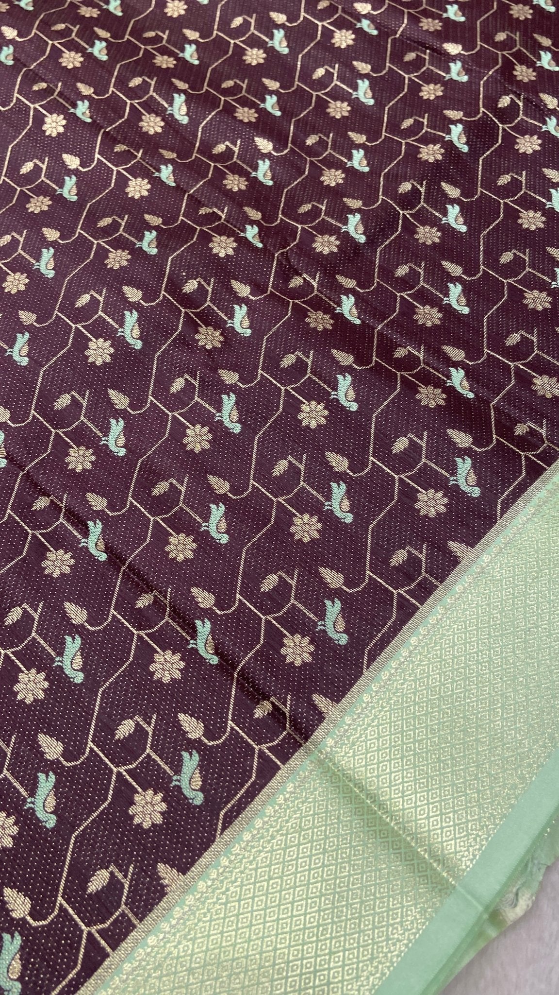 Premium Bridal Semi Kanchipuram Silk Saree - Kanjeevaram Silk Mandir