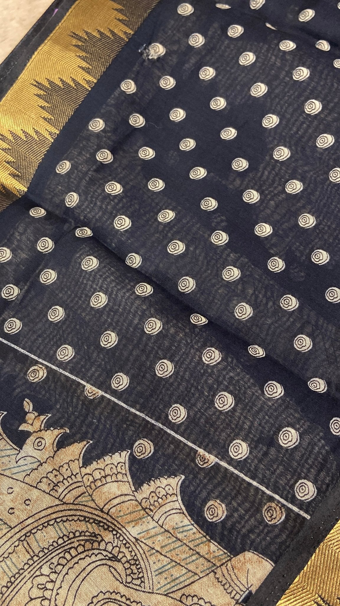 Premium Butter Cotton Saree🌸💎 - Kanjeevaram Silk Mandir