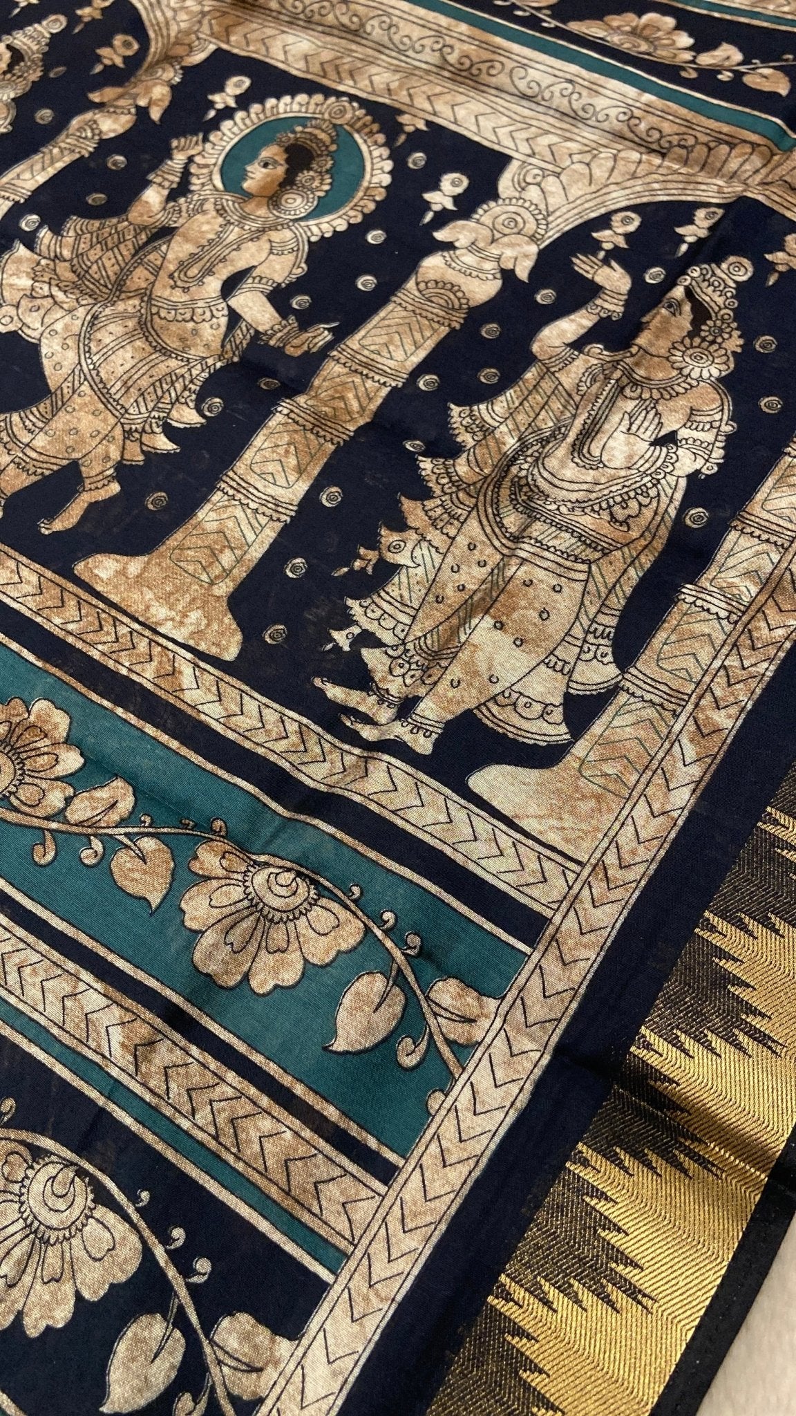 Premium Butter Cotton Saree🌸💎 - Kanjeevaram Silk Mandir
