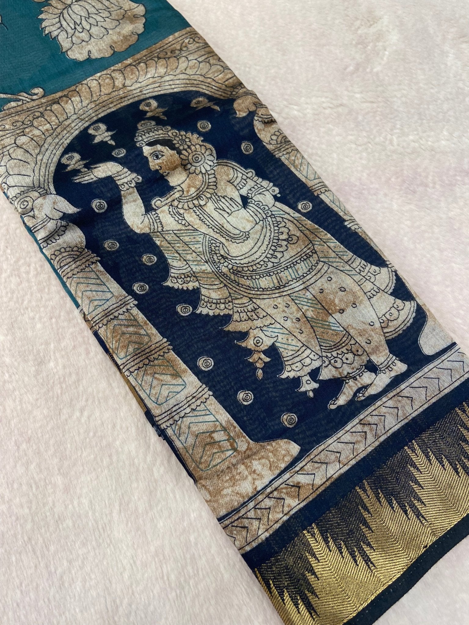 Premium Butter Cotton Saree🌸💎 - Kanjeevaram Silk Mandir