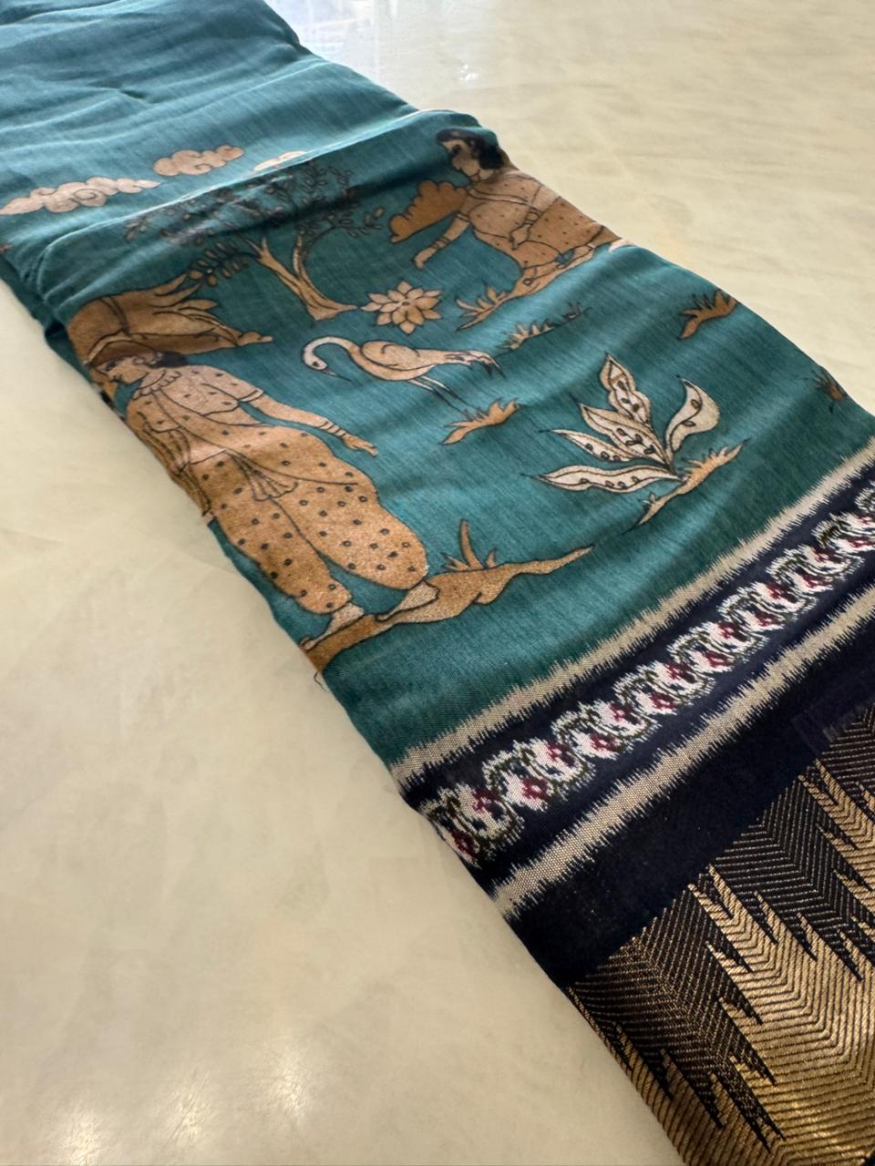 Premium Butter cotton saree🦢💙 - Kanjeevaram Silk Mandir