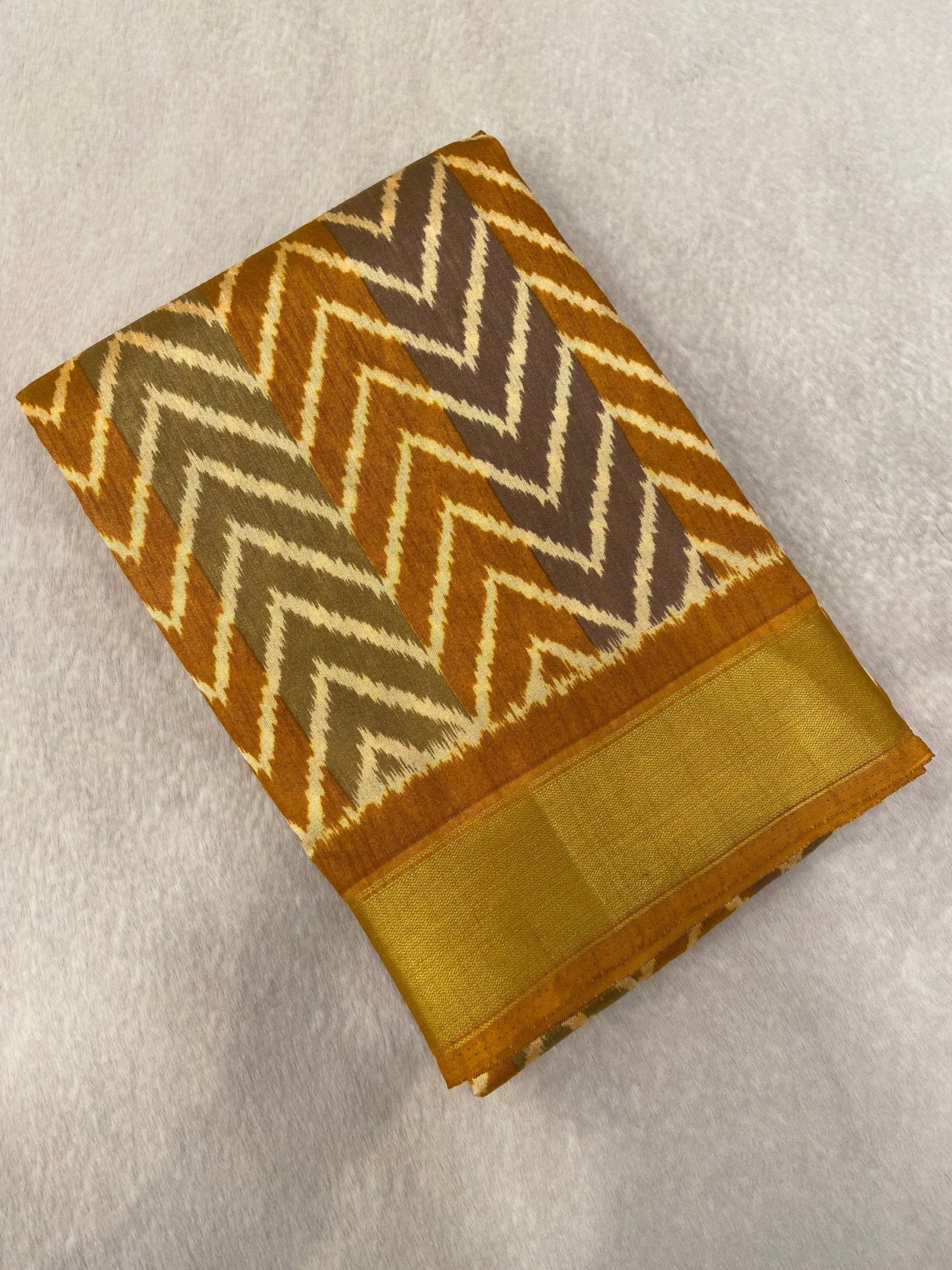 Premium Butter Crepe Silk Saree - Kanjeevaram Silk Mandir