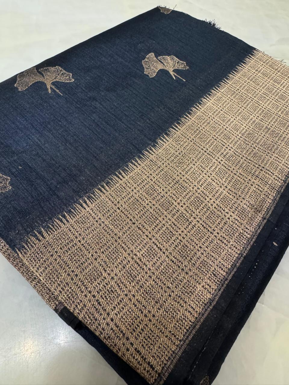 Premium butter crepe silk saree - Kanjeevaram Silk Mandir