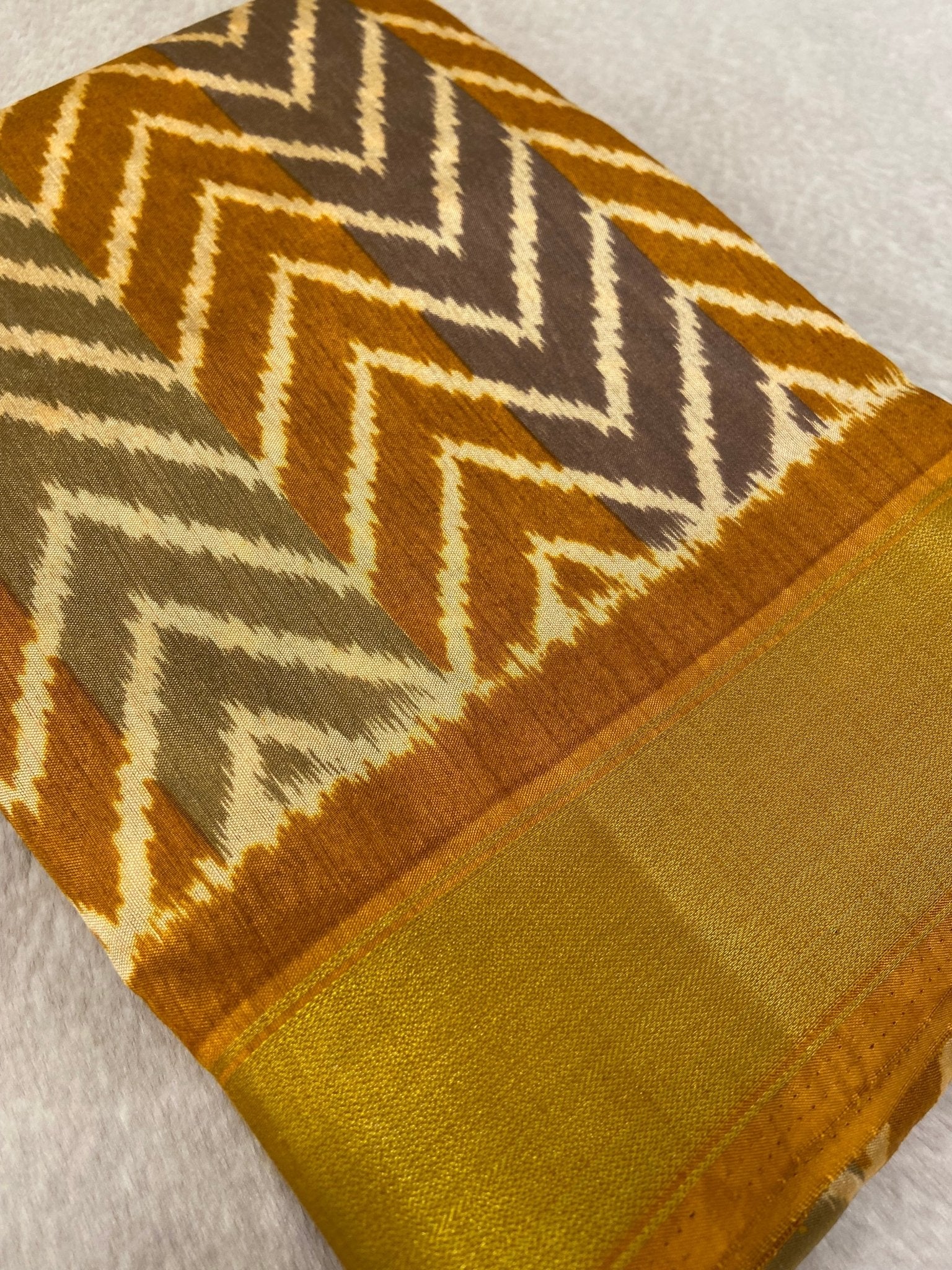 Premium Butter Crepe Silk Saree - Kanjeevaram Silk Mandir