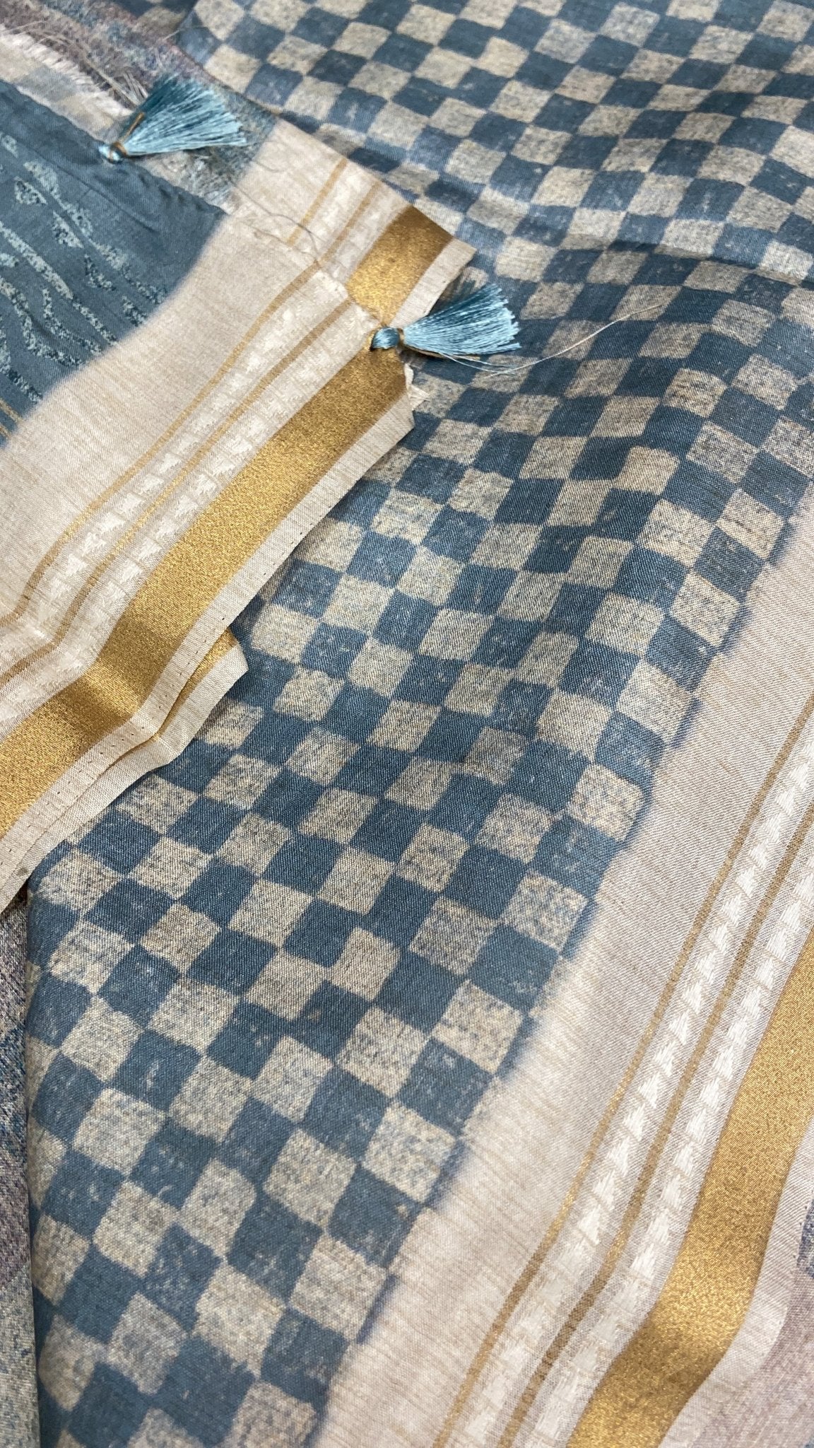 Premium Butter Silk Saree🩵 - Kanjeevaram Silk Mandir