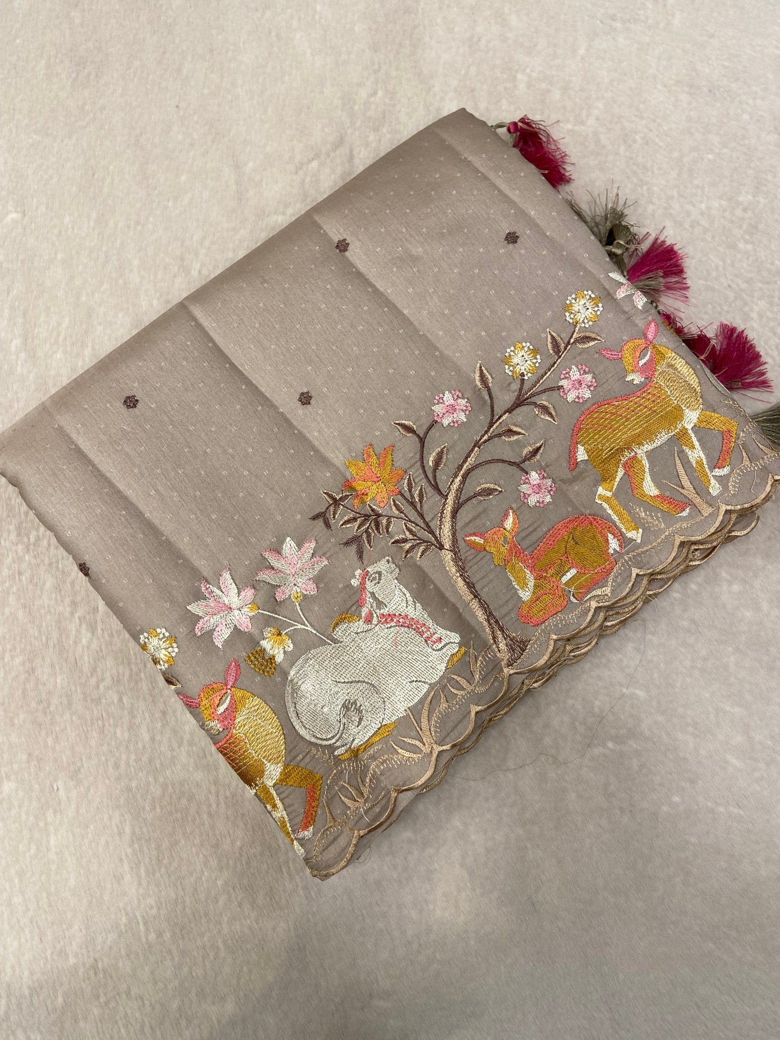 Premium Butter Silk Saree - Kanjeevaram Silk Mandir