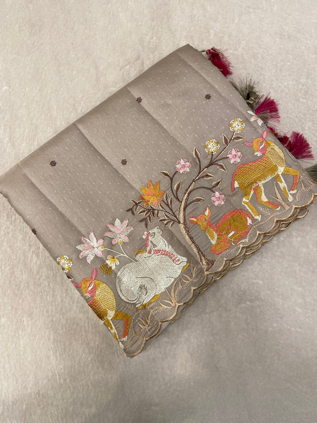 Premium Butter Silk Saree - Kanjeevaram Silk Mandir