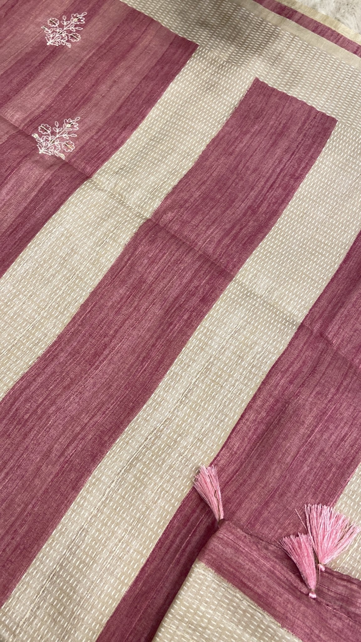 Premium Butter Silk Saree With Appliqué Zari - Kanjeevaram Silk Mandir