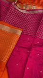 Premium Chanderi Saree - Kanjeevaram Silk Mandir