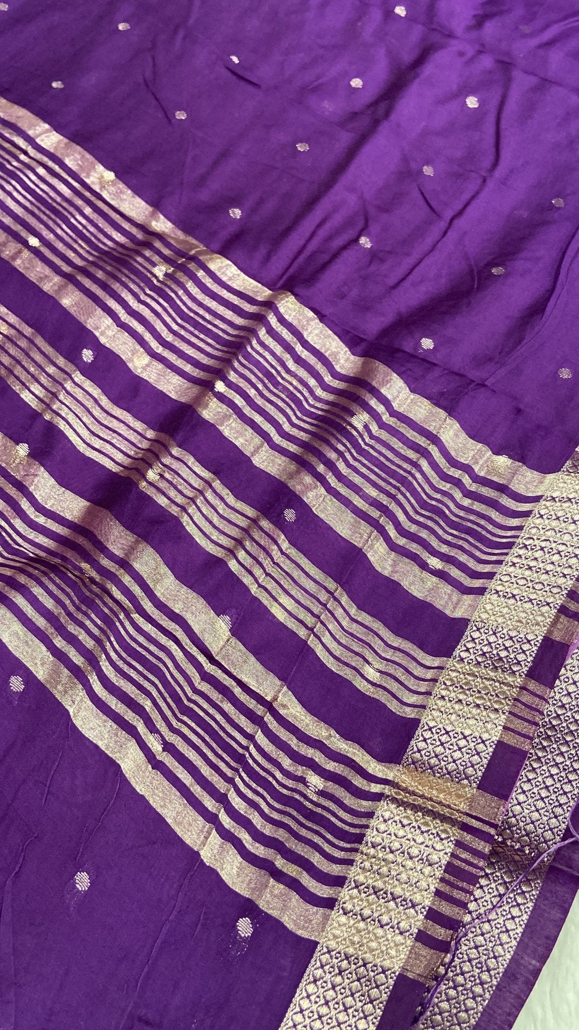 Premium Chanderi Saree - Kanjeevaram Silk Mandir