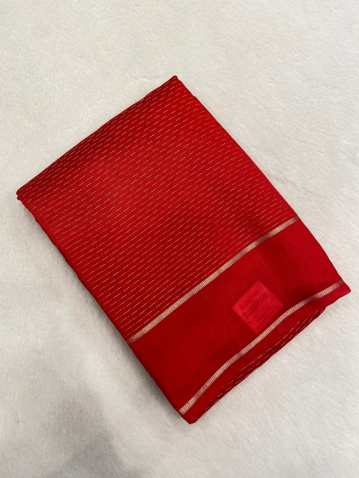 Premium Chanderi Saree - Kanjeevaram Silk Mandir