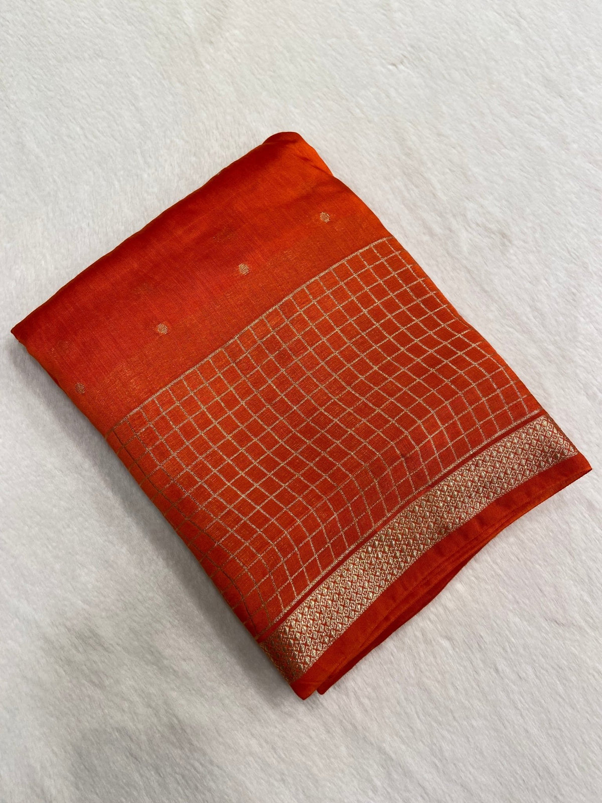 Premium Chanderi Saree - Kanjeevaram Silk Mandir