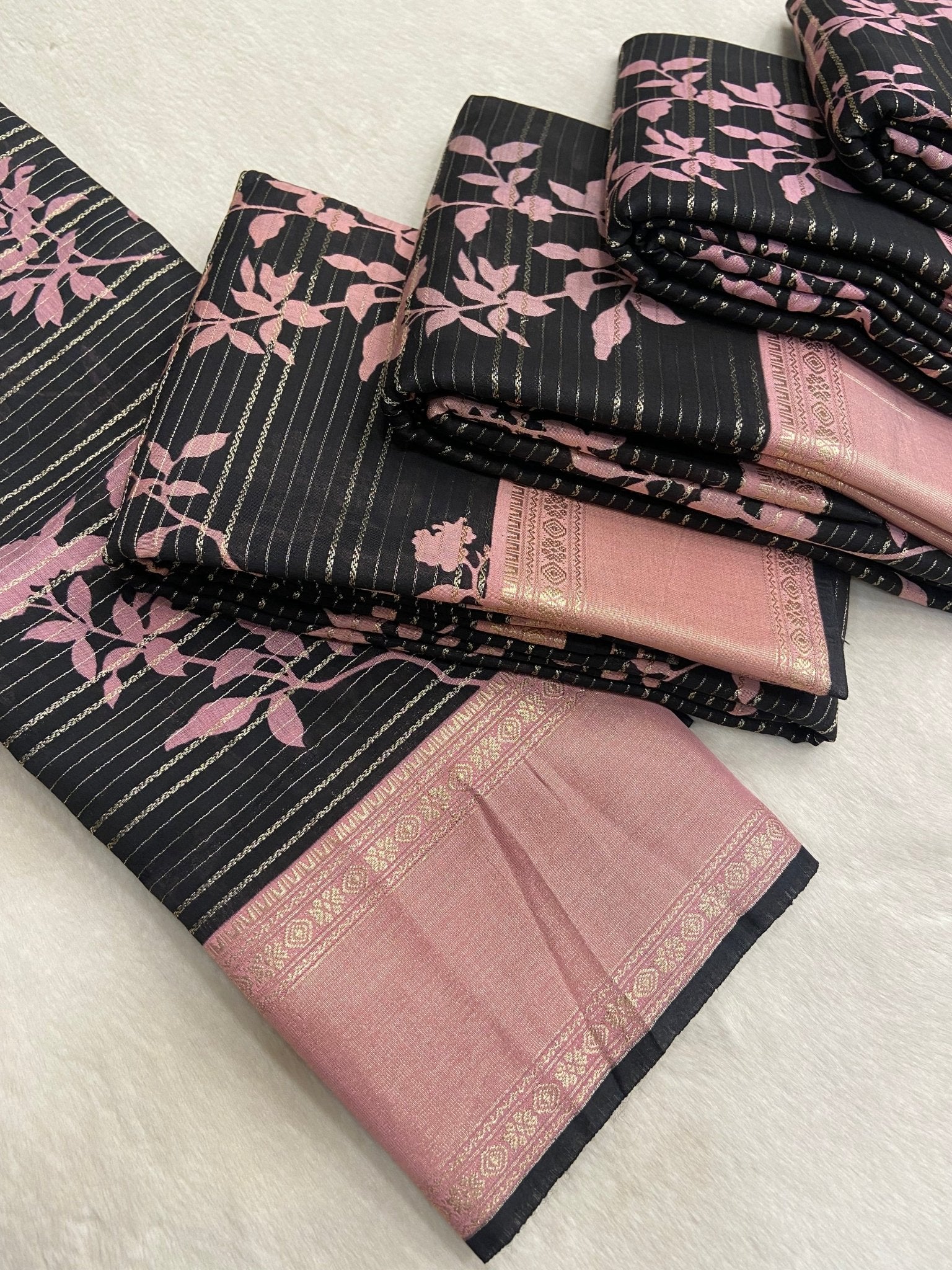 Premium Chanderi Saree ✨ - Kanjeevaram Silk Mandir