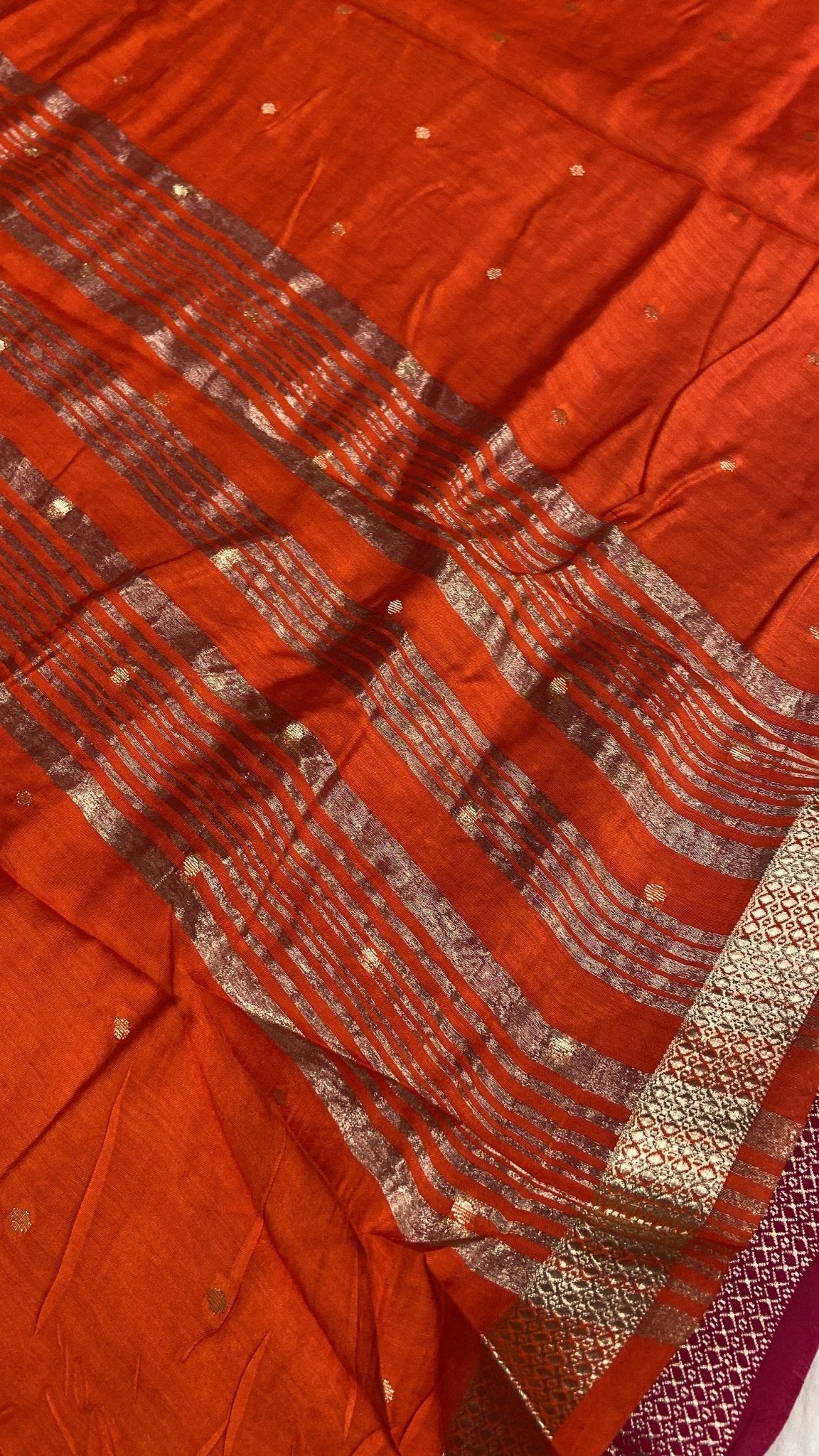 Premium Chanderi Saree - Kanjeevaram Silk Mandir