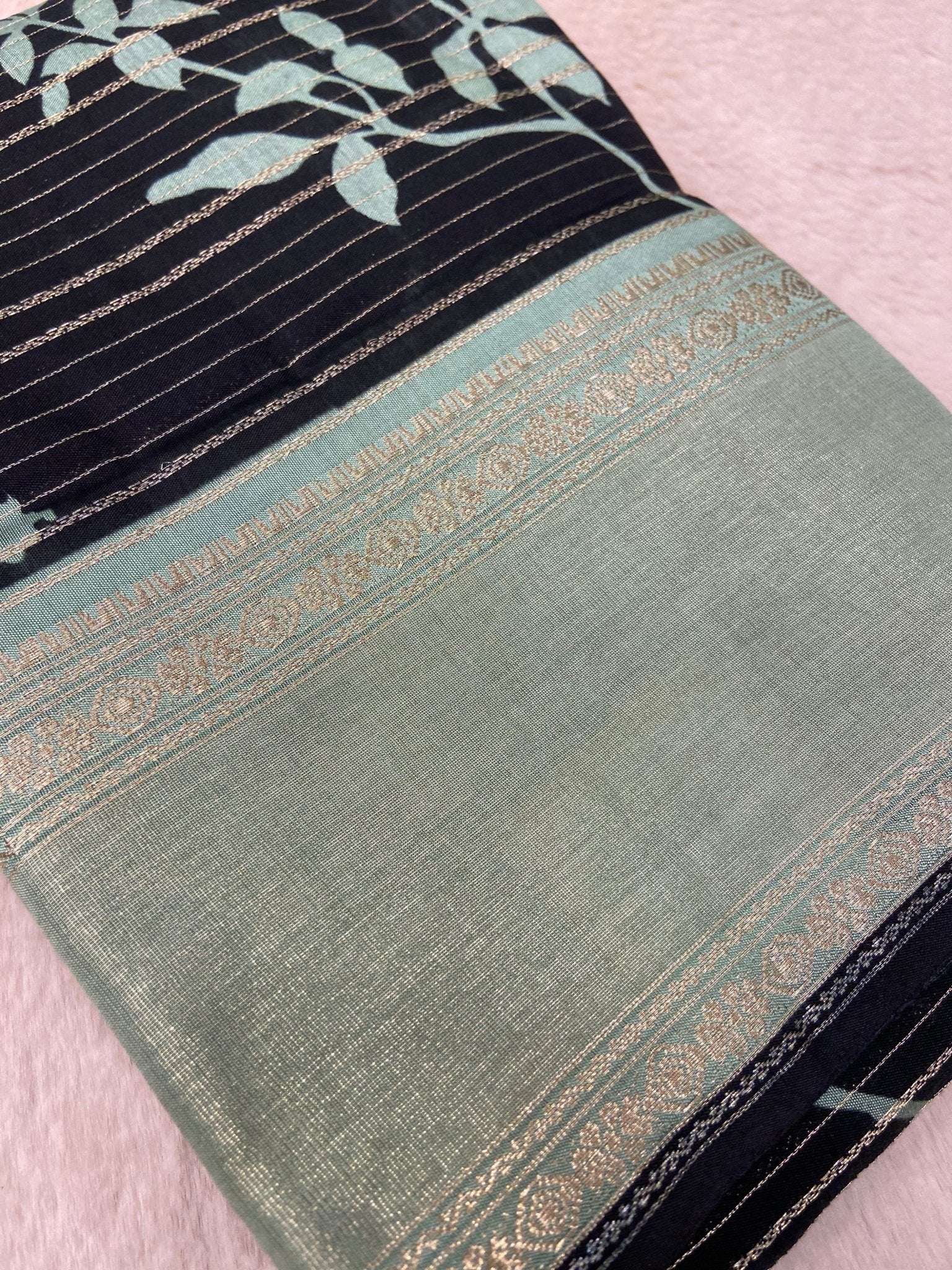 Premium Chanderi Saree ✨ - Kanjeevaram Silk Mandir