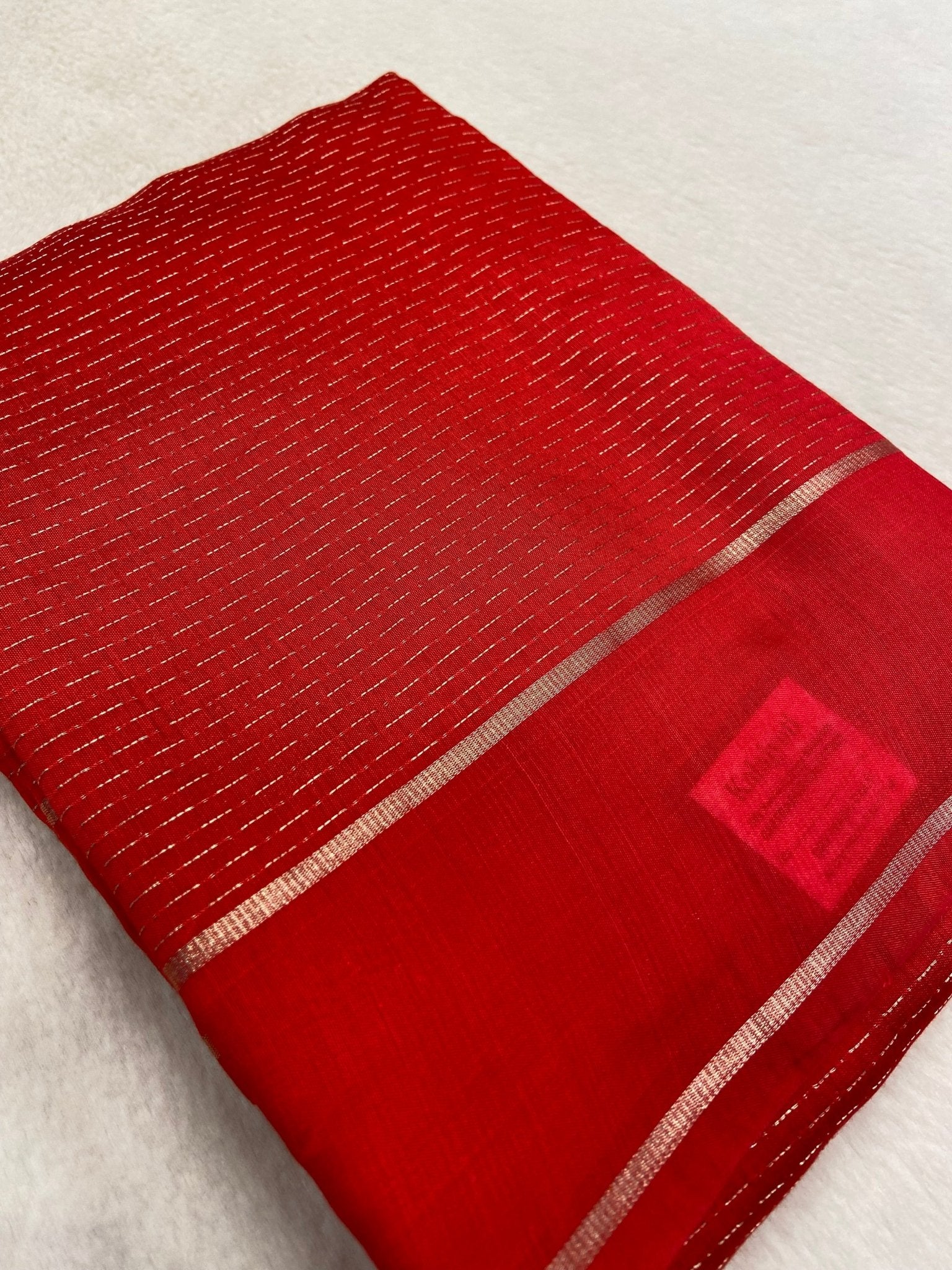 Premium Chanderi Saree - Kanjeevaram Silk Mandir