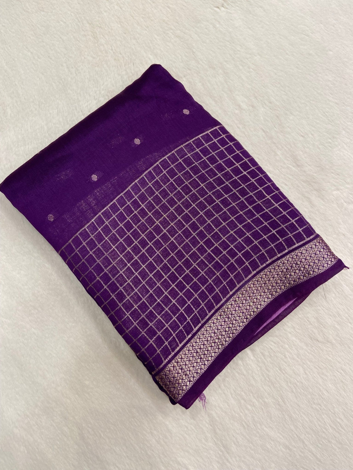 Premium Chanderi Saree - Kanjeevaram Silk Mandir