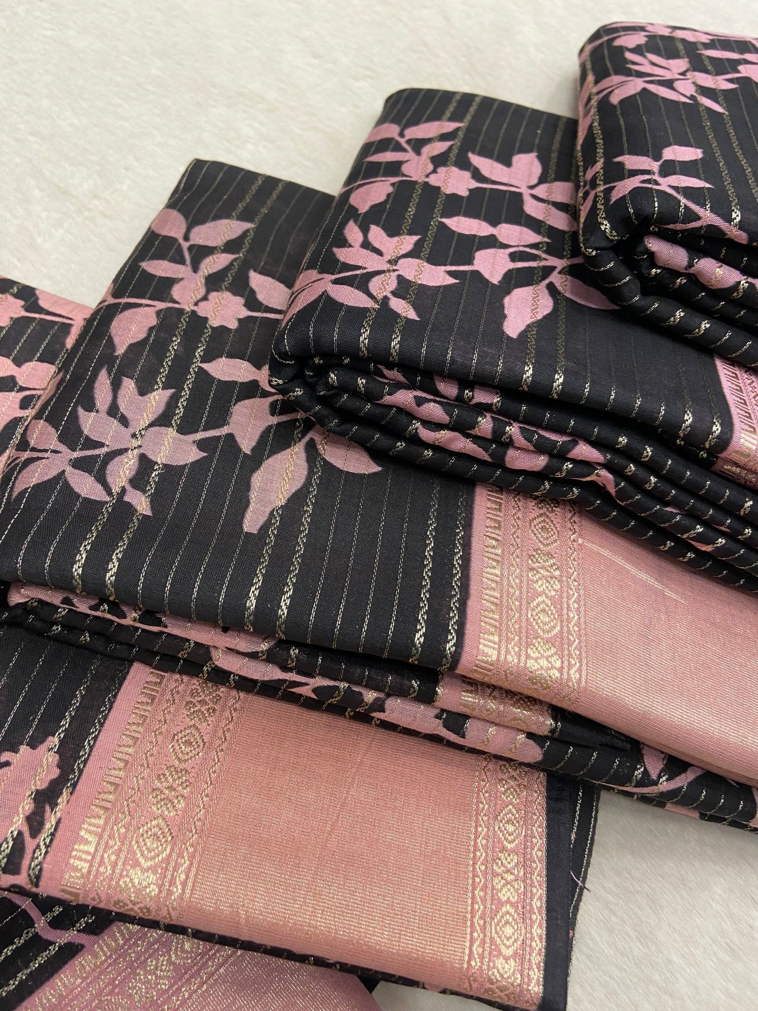 Premium Chanderi Saree ✨ - Kanjeevaram Silk Mandir