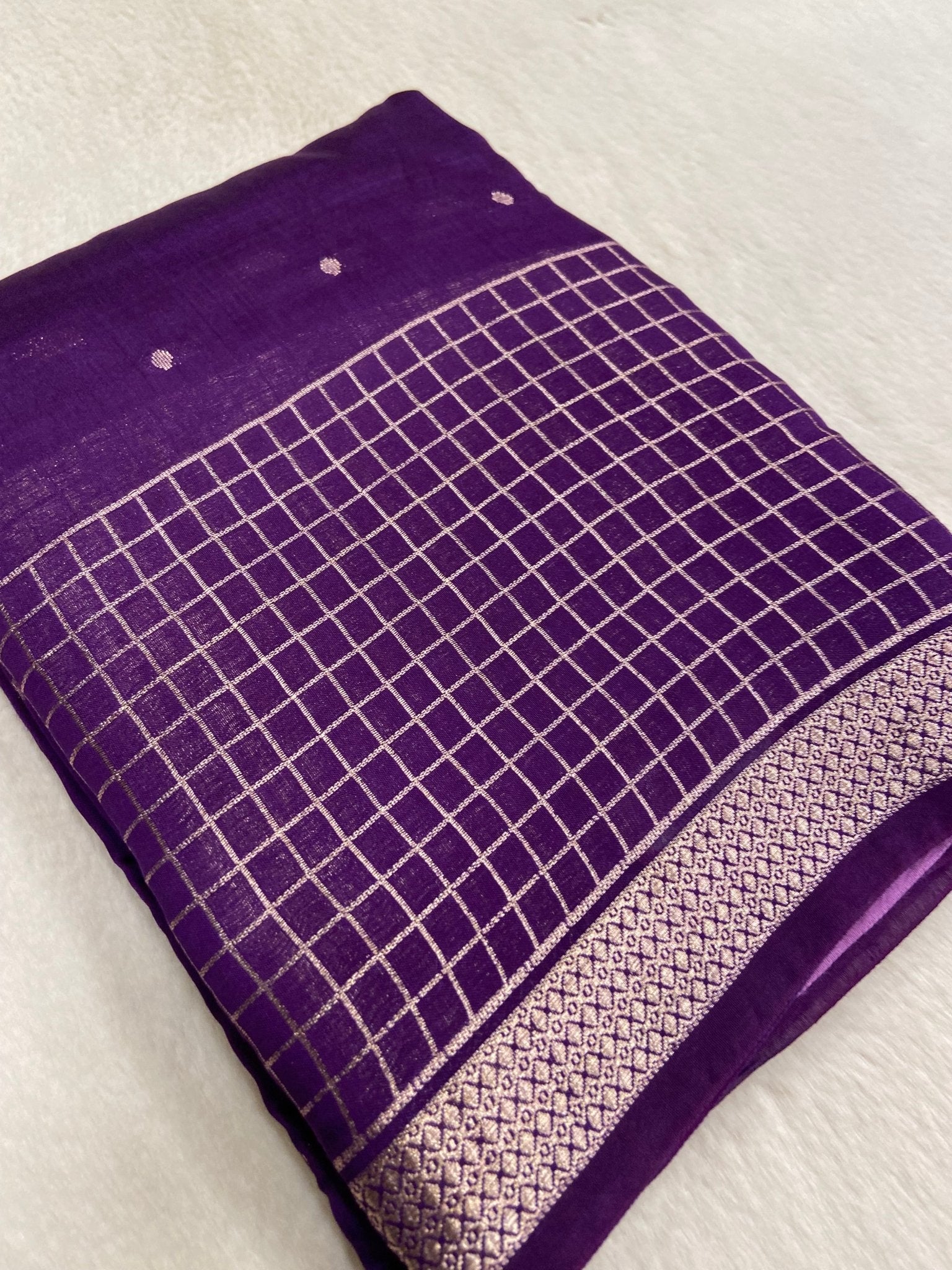 Premium Chanderi Saree - Kanjeevaram Silk Mandir