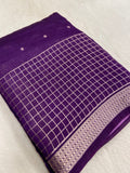 Premium Chanderi Saree - Kanjeevaram Silk Mandir